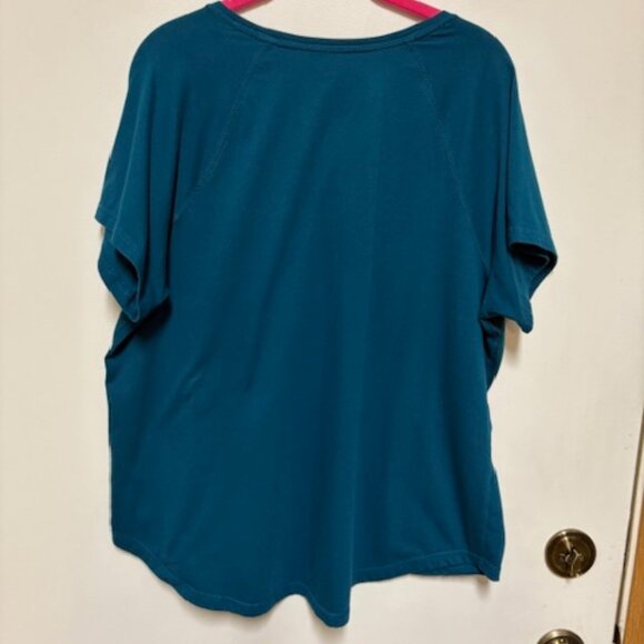 TEK GEAR ESSENTIAL GEAR WOMENS DEEP TEAL TEE. SZ. 1X - Picture 4 of 4